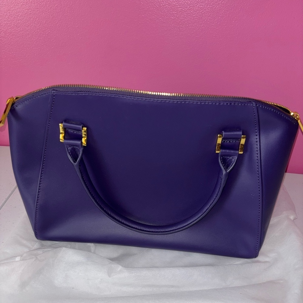 Joy & Iman Purple and Gold Satchel Set - Picture 6 of 16